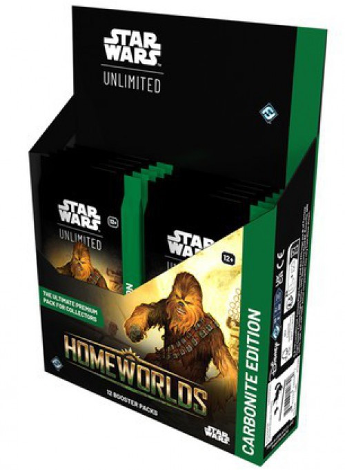 Star Wars: Unlimited Trading Card Game Homeworlds CARBONITE Booster Box 12 Packs (Pre-Order ships October)、ToyWiz、kayou