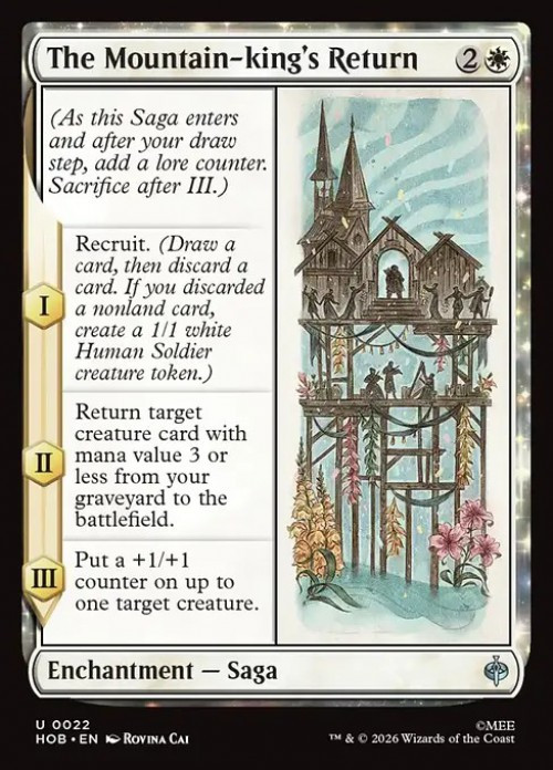 MtG The Hobbit Uncommon The Mountain-king's Return #22、ToyWiz、kayou