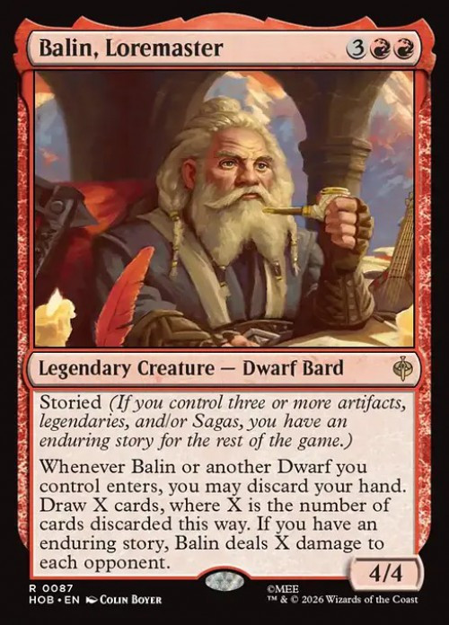 MtG The Hobbit Rare Balin, Loremaster #87、ToyWiz、kayou