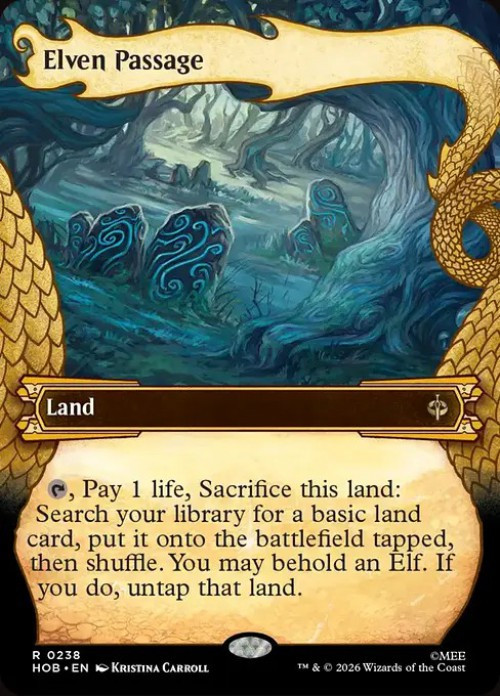 MtG The Hobbit Rare Elven Passage #238 Dragon Hoard Frame、ToyWiz、kayou