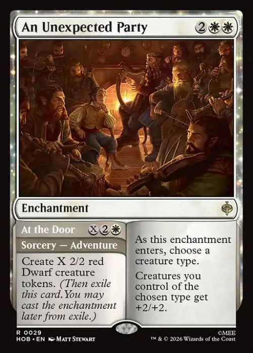 MtG The Hobbit Rare FOIL An Unexpected Party // At the Door #29、ToyWiz、kayou
