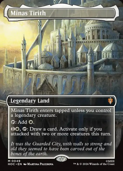 MtG The Hobbit Eternal Mythic Rare Minas Tirith #49 Classic Artist FOIL、ToyWiz、kayou