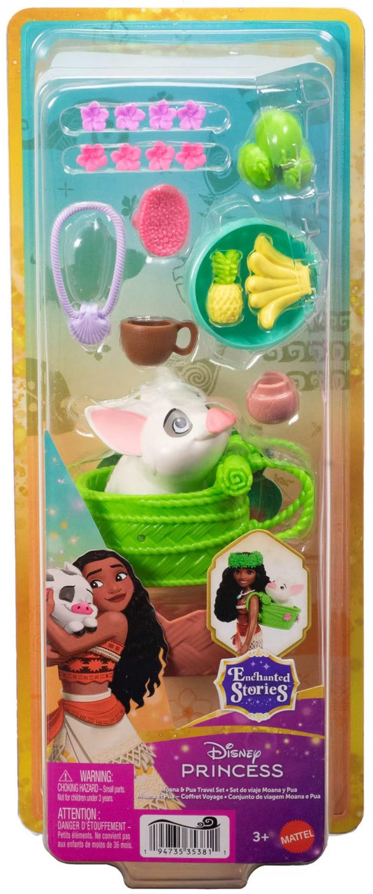 Disney Princess Enchanted Stories Moana & Pua Travel Set Doll Accessories、ToyWiz、kayou