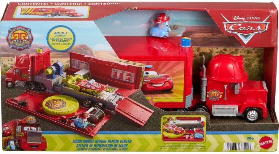 Disney / Pixar Cars Race & Rescue Mack Mobile Rescue Repair Center Playset、ToyWiz、kayou