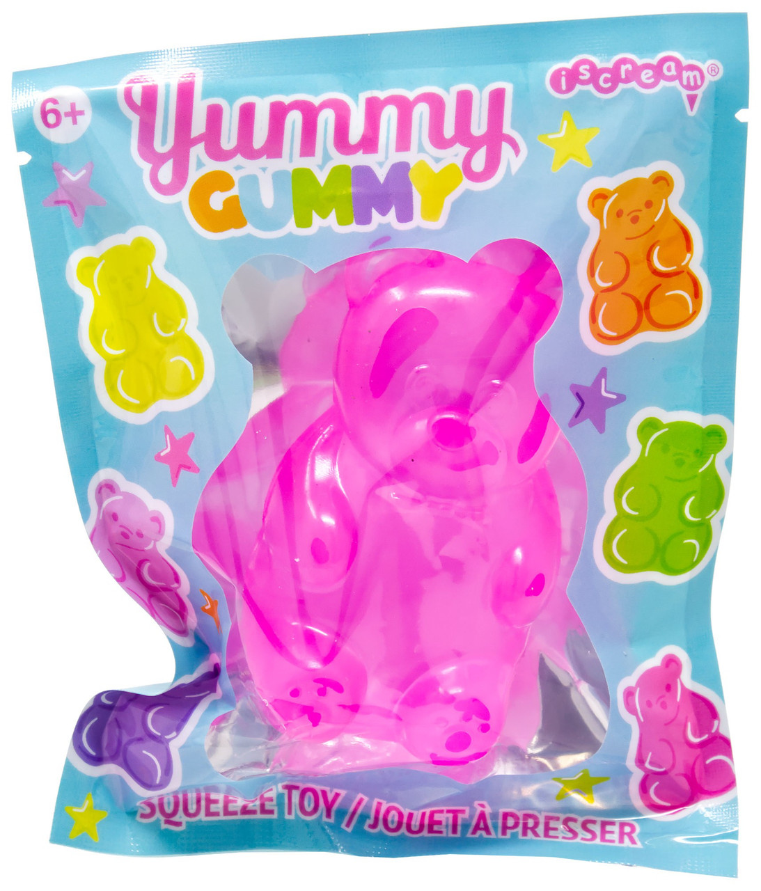 Yummy Gummy Bear PINK Squeeze Toy、ToyWiz、kayou