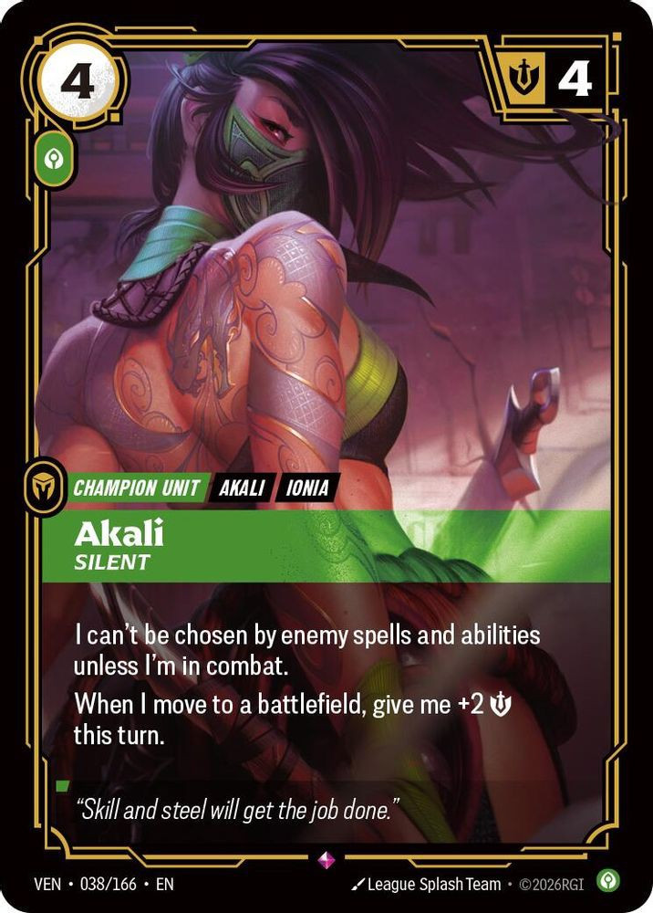 Riftbound League of Legends Trading Card Game Vendetta Single Card
