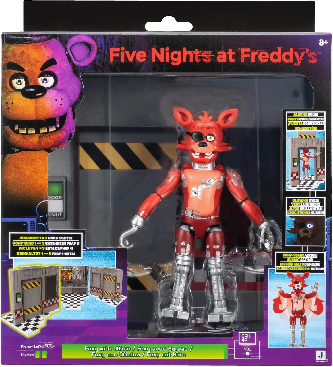 Five Nights at Freddys Foxy with Office Action Figure Jazwares