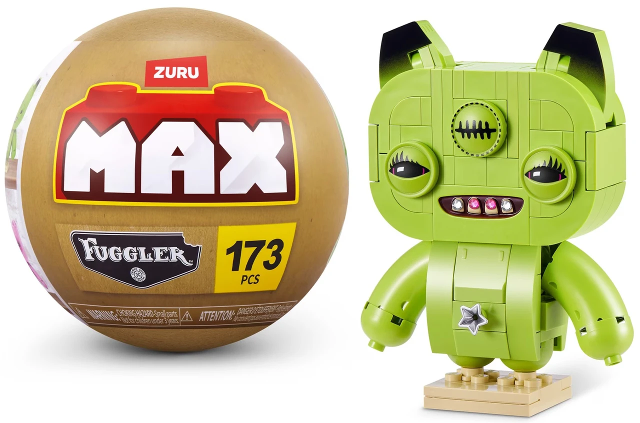 MAX Fuggler Baddies Collection Annoyed Alien Figure Pack 173 Pieces、ToyWiz、kayou