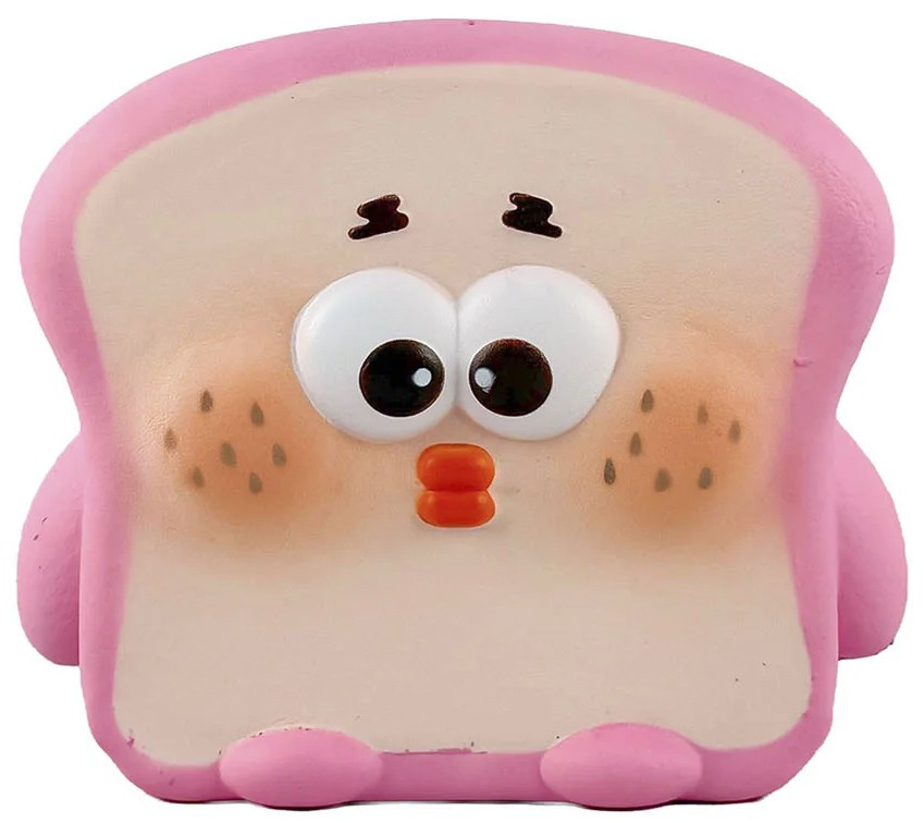 Fluffmellies Booty Toast PINK Squeeze Toy、ToyWiz、kayou