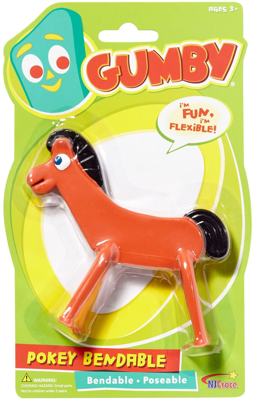 Gumby Bendable Pokey 6 Figure NJ Croce Company - ToyWiz