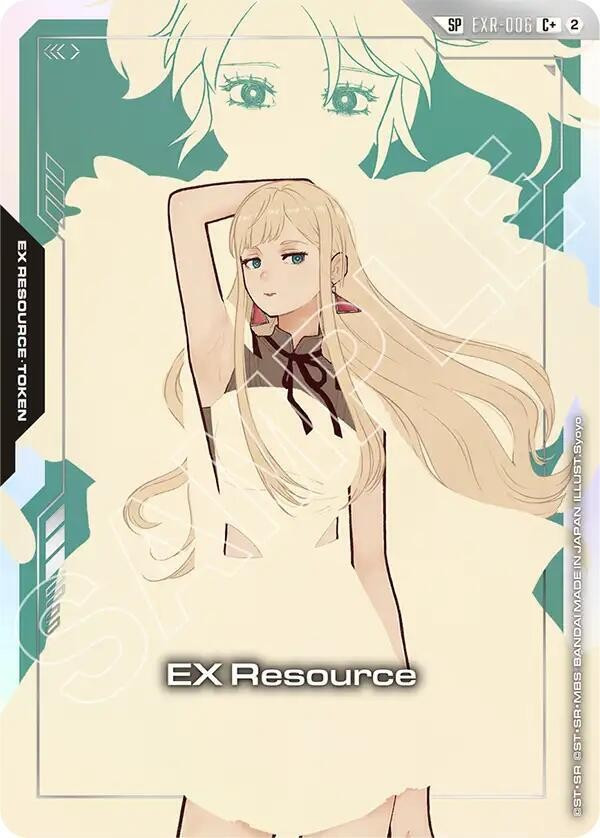 Gundam Trading Card Game Freedom Ascension C+ EX Resource EXR-006、ToyWiz、kayou