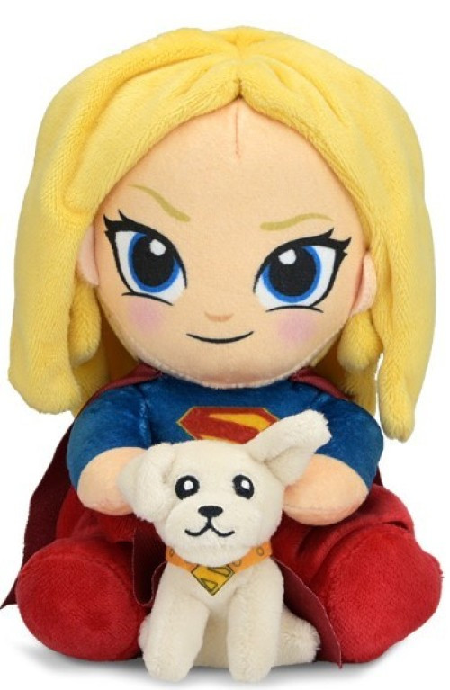 DC Supergirl Movie Phunny Supergirl and Krypto 7.5-Inch Plush (Pre-Order ships October)、ToyWiz、kayou