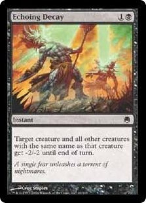 MtG Darksteel Common Echoing Decay #41、ToyWiz、kayou