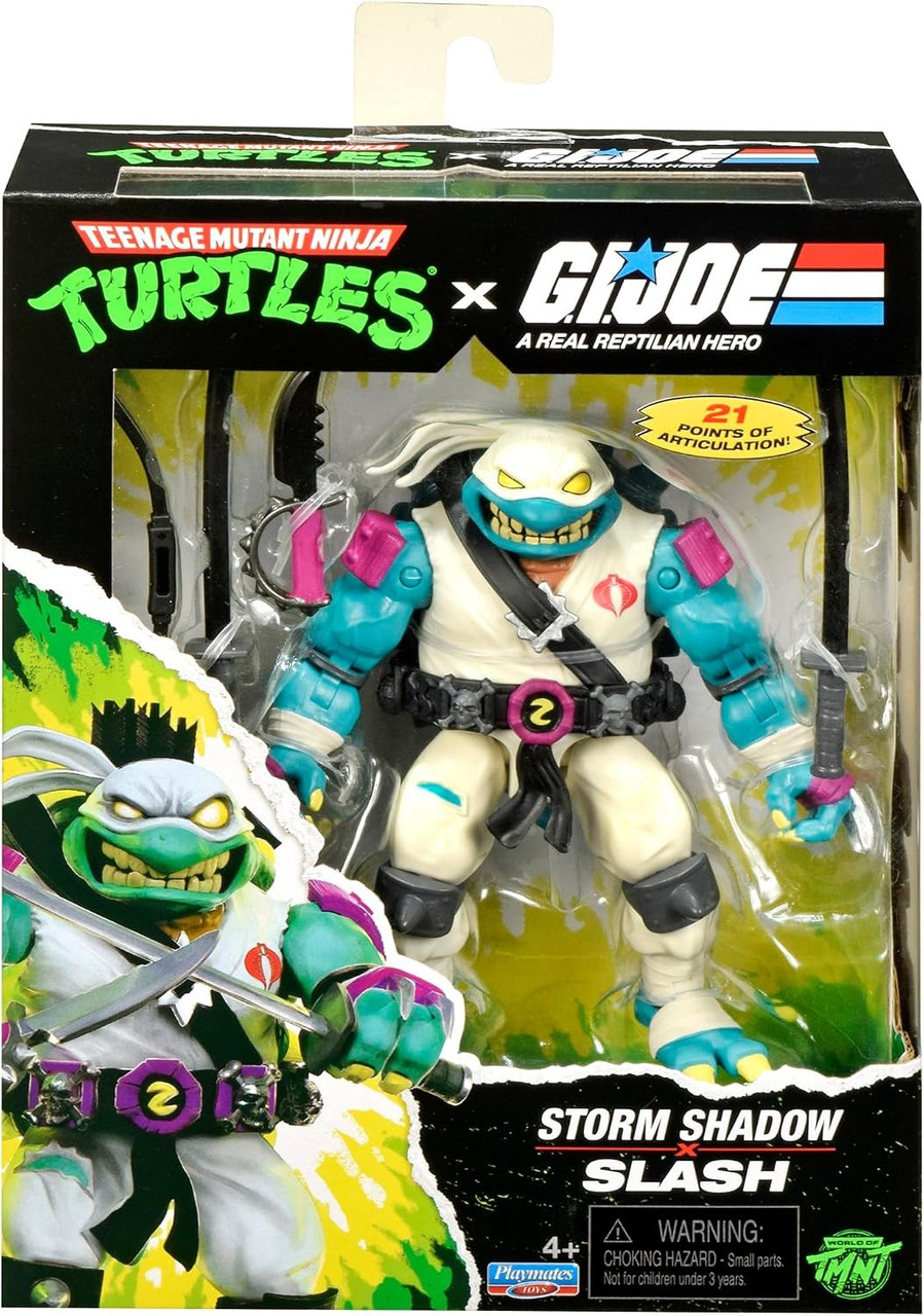 Teenage Mutant Ninja Turtles x GI Joe Storm Shadow x Slash Action Figure、ToyWiz、kayou