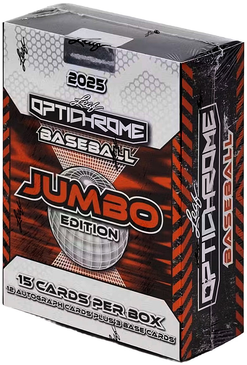 MLB Leaf 2025 Optichrome Baseball Trading Card HOBBY JUMBO Box 12 Autographs、ToyWiz、kayou