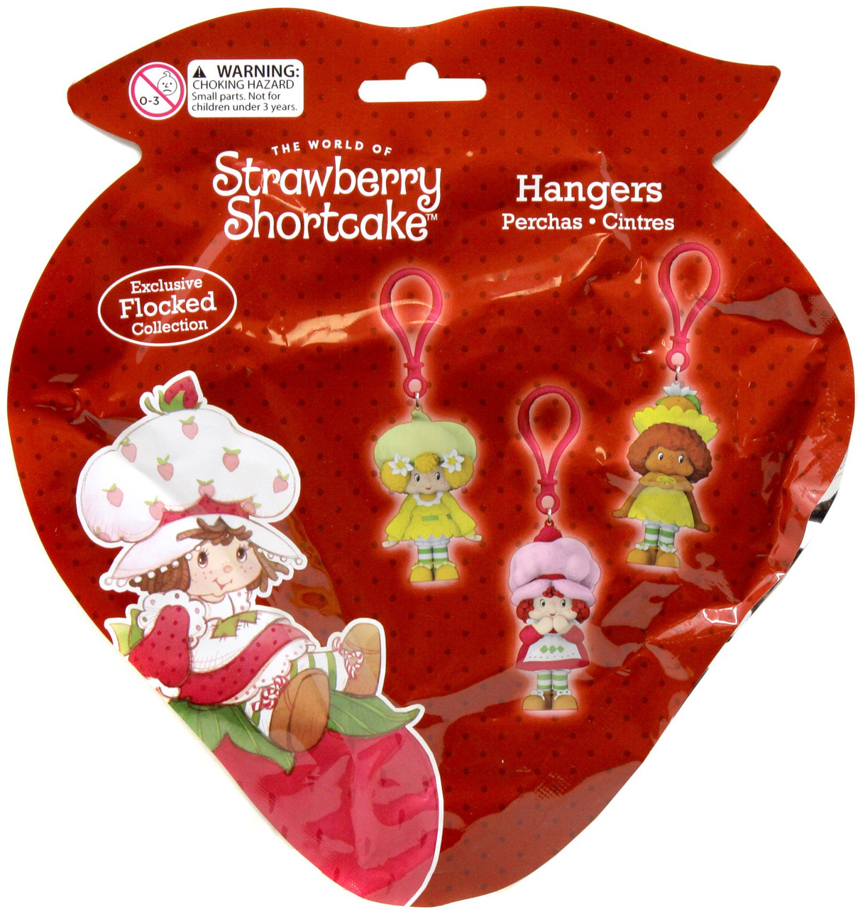 Strawberry Shortcake Flocked Collection Hangers Mystery Pack 1 RANDOM Hanger, Loose、ToyWiz、kayou
