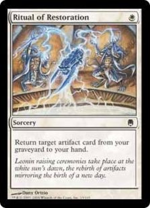 MtG Darksteel Common Ritual of Restoration #13、ToyWiz、kayou