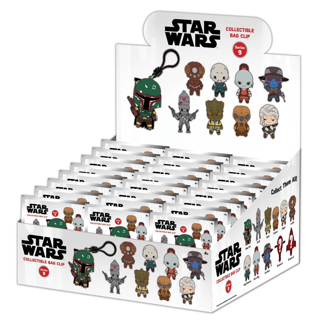 BOUNTY HUNTER 【SAS】新品未開封 Star Wars 3D Figural Foam Bag Clip Bounty Hunters Series 1 Mystery