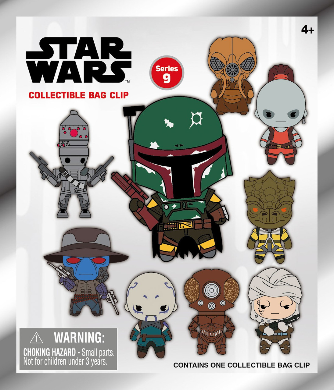 Star Wars 3D Figural Foam Bag Clip Bounty Hunters Series 1 Mystery Pack 1 RANDOM Figure (Pre-Order ships March)、ToyWiz、kayou