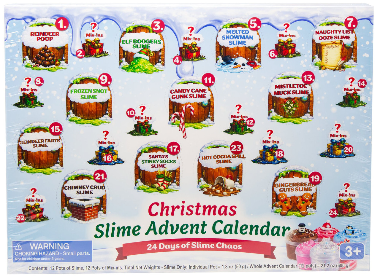 Christmas Slime Advent Calendar 24 Days of Slime Chaos、ToyWiz、kayou