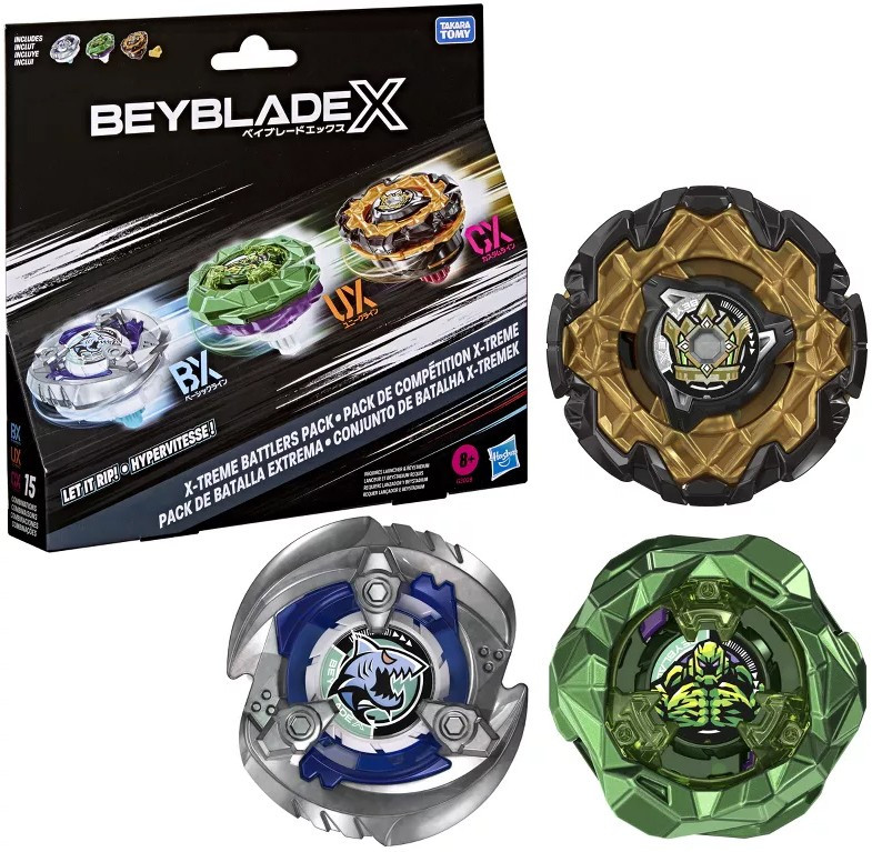 Beyblade X X-Treme Battlers 3-Pack Hasbro Toys - ToyWiz