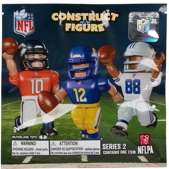 McFarlane Toys NFL Construct-a-Figure Series 2 Mystery Pack 1 RANDOM Figure、ToyWiz、kayou