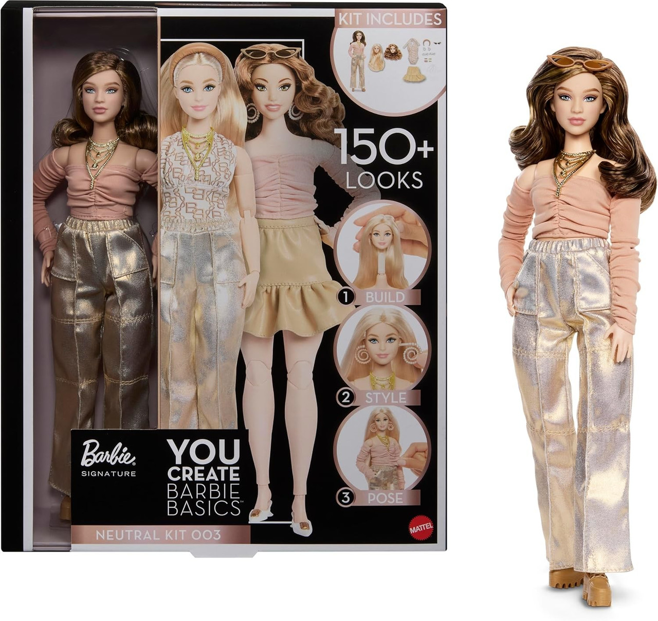 Signature You Create Barbie Basics Neutral Kit 003 Doll、ToyWiz、kayou