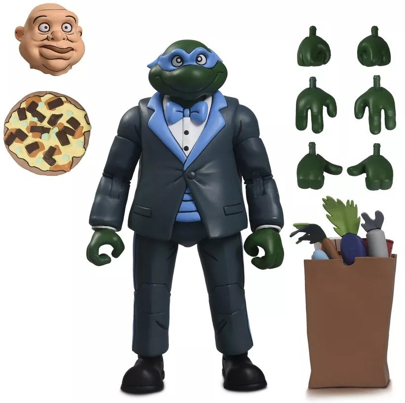 NECA Teenage Mutant Ninja Turtles Cartoon Tuxedo Leo Action Figure Neighborhood Dudes、ToyWiz、kayou