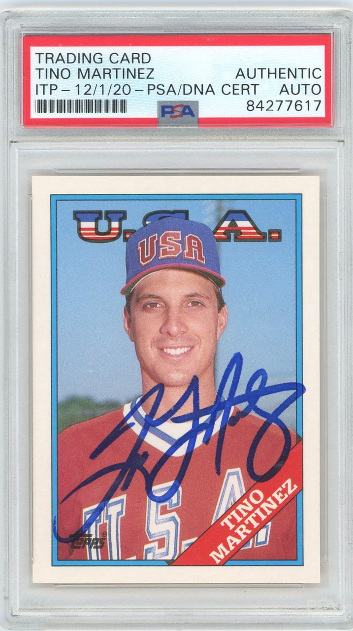 MLB 1988 Topps Traded Tino Martinez #66T Auto PSA Authentic、ToyWiz、kayou
