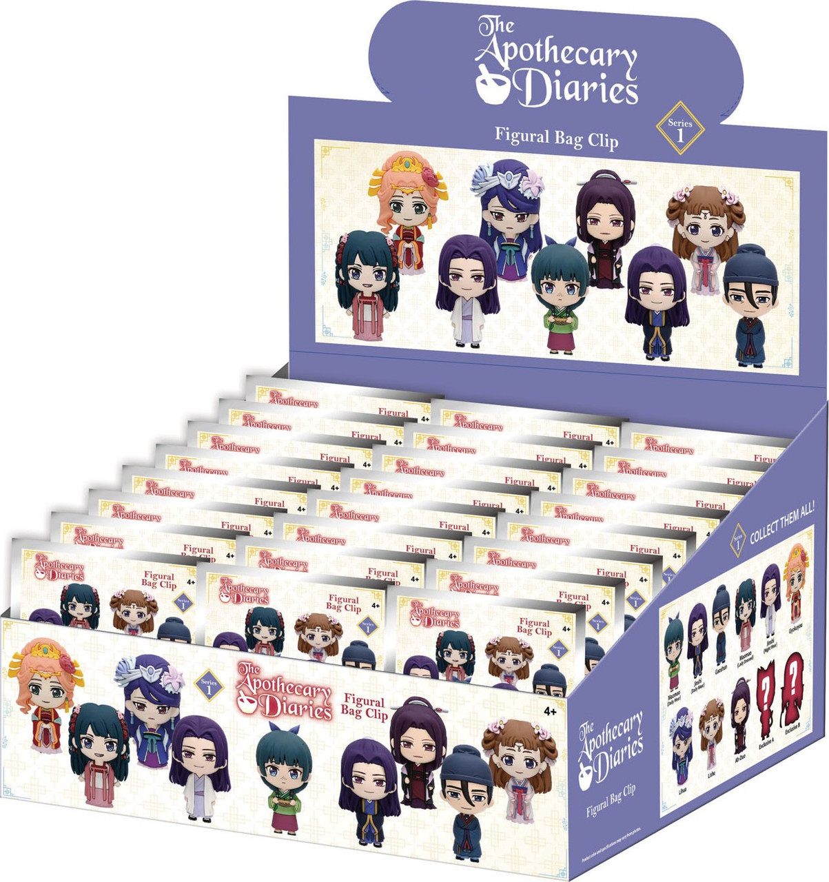 3D Figural Foam Bag Clip Apothecary Diaries Series 1 2-Inch Mystery Box 24 Packs (Pre-Order ships March)、ToyWiz、kayou