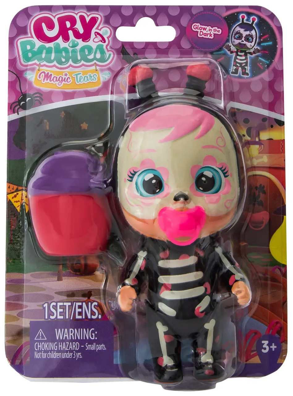 Cry Babies Magic Tears Halloween Lady 5-Inch Mini Doll Glow-in-the-Dark、ToyWiz、kayou
