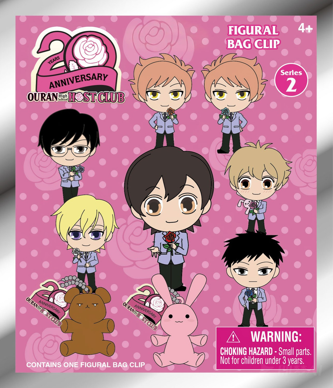 3D Figural Foam Bag Clip Ouran High School Host Club Series 2 Mystery Pack 1 RANDOM Figure (Pre-Order ships March)、ToyWiz、kayou