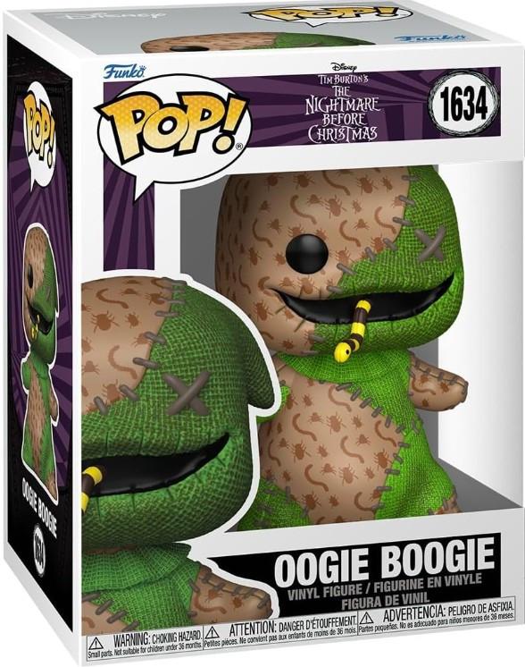 Funko The Nightmare Before Christmas POP! Disney: Patchwork Oogie Boogie Vinyl Figure #1634 Damaged Package、ToyWiz、kayou