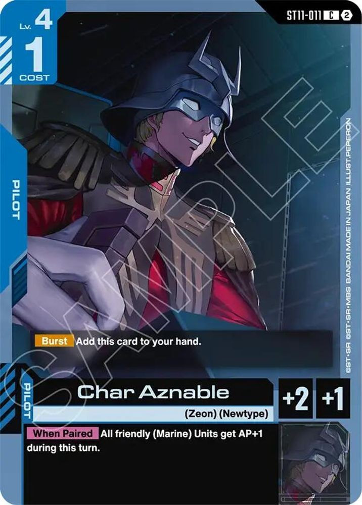 Gundam Trading Card Game Starter Deck 11 Aquatic Assault Single