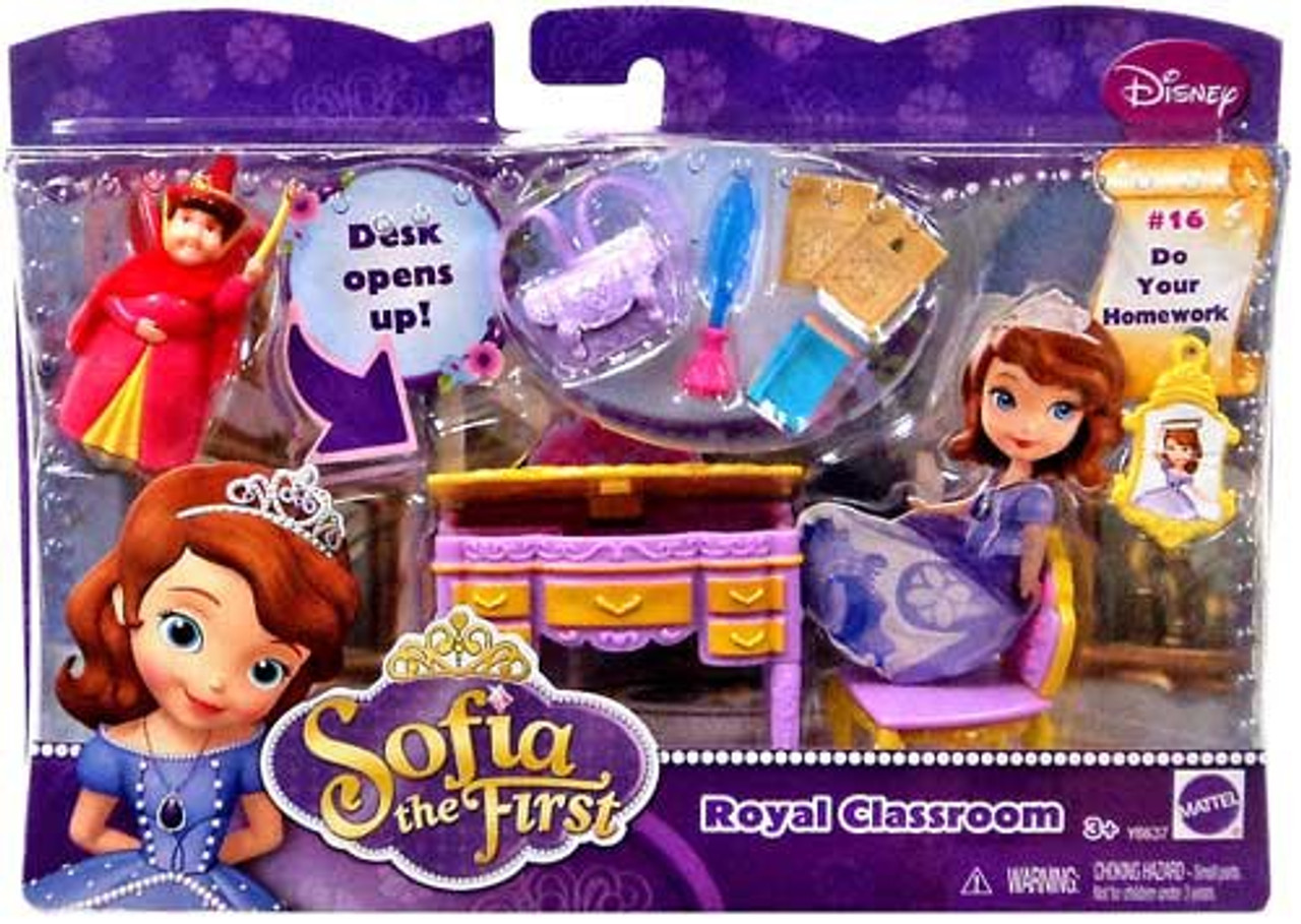 Disney Sofia The First Royal Classroom Playset Mattel Toys Toywiz