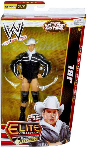 WWE Wrestling Elite Collection Series 23 JBL Action Figure Hat, Jacket