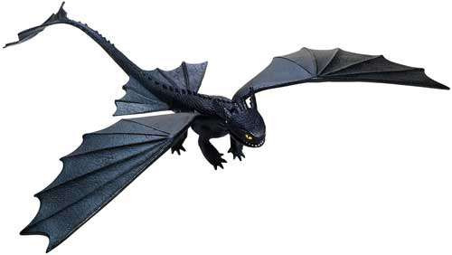How to Train Your Dragon Defenders of Berk Toothless Action Figure Night Fury, Missile Fire