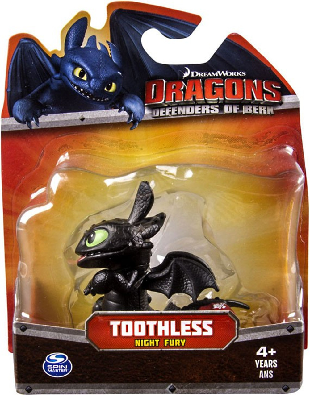 toothless mini dragon figure