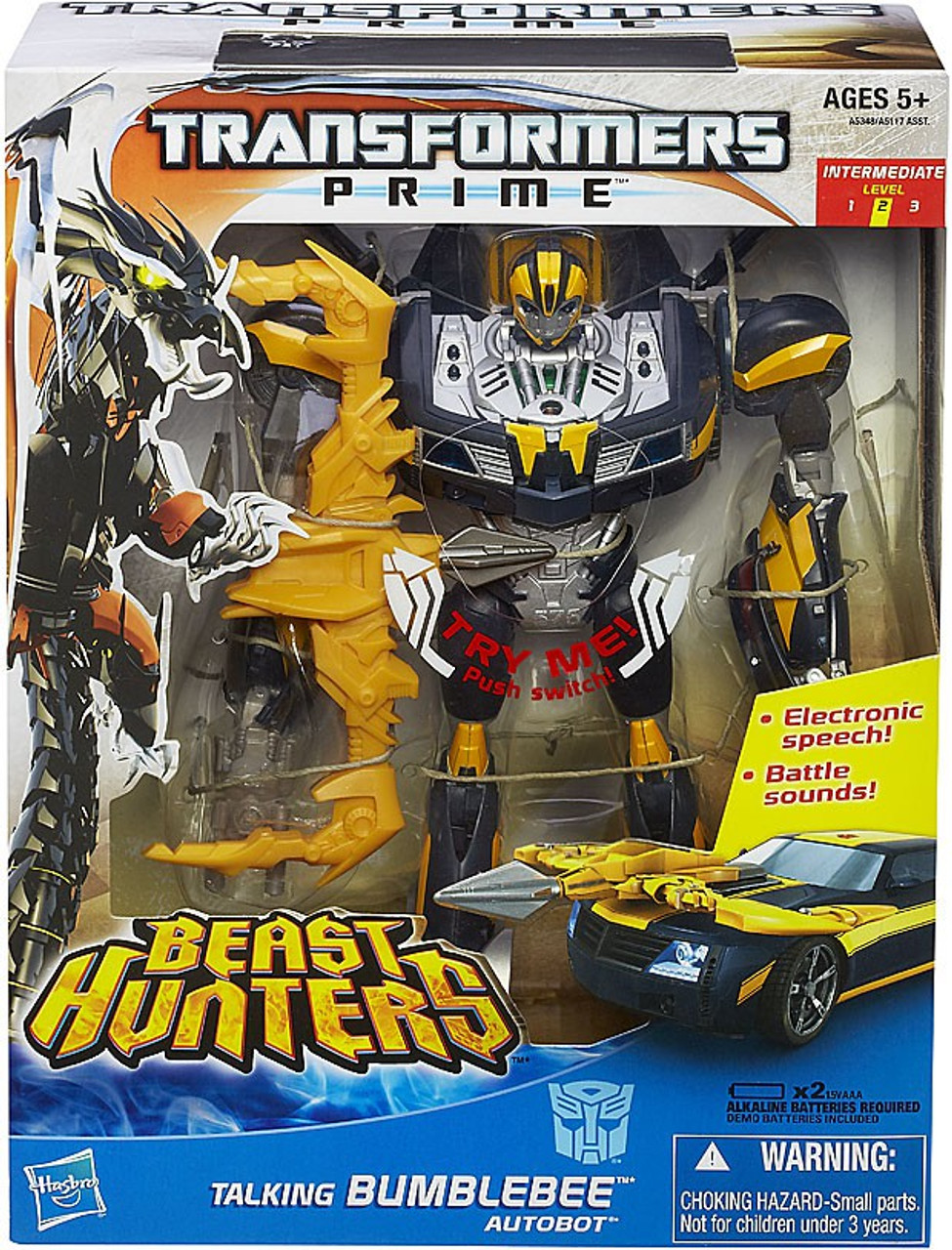 talking bumblebee transformer toy