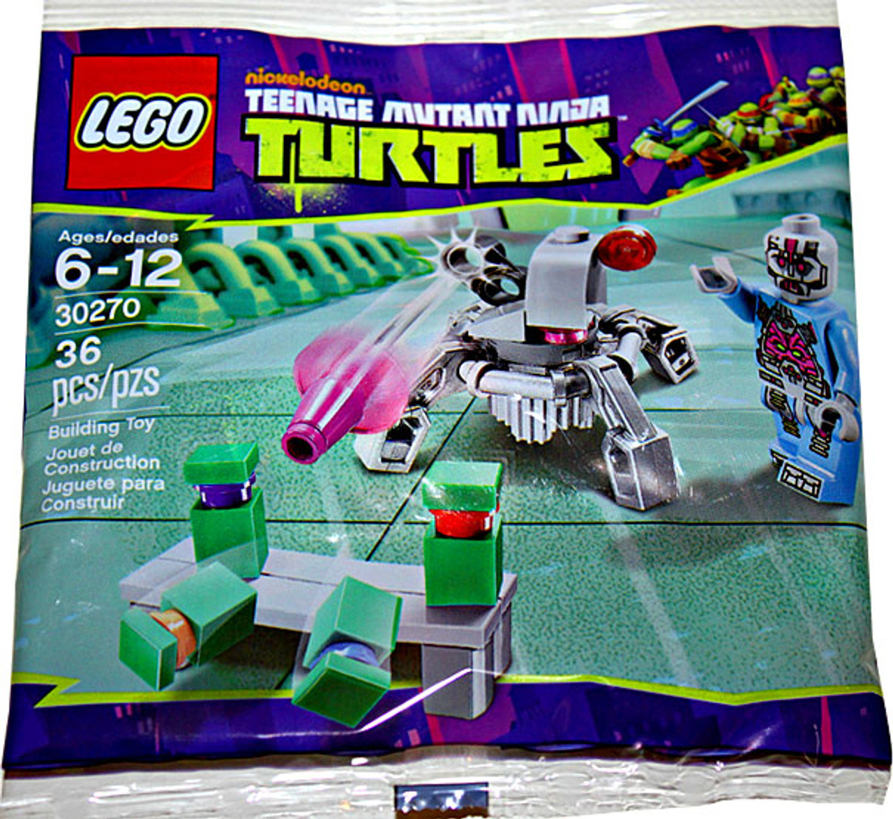 Lego Teenage Mutant Ninja Turtles Kraangs Laser Turret Mini Set 30270 Bagged Toywiz - laser turrets roblox