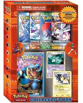 Pokemon Diamond Pearl Collectors Box 4 Booster Packs, 2 Promo