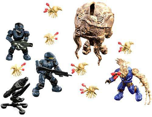 Mega Bloks Halo UNSC Flood Hunters Battle Unit – Covert OPs Set Mit Spartanern & Flood-Figuren