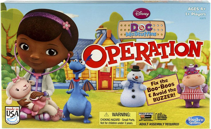 Disney Doc Mcstuffins Doc Mcstuffins Operation Board Game Hasbro Toys Toywiz