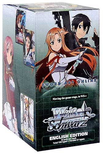 sword art online weiss schwarz booster box Alicization Vol.2 vRare build strategic decks Weiss Schwarz Trading Card Game