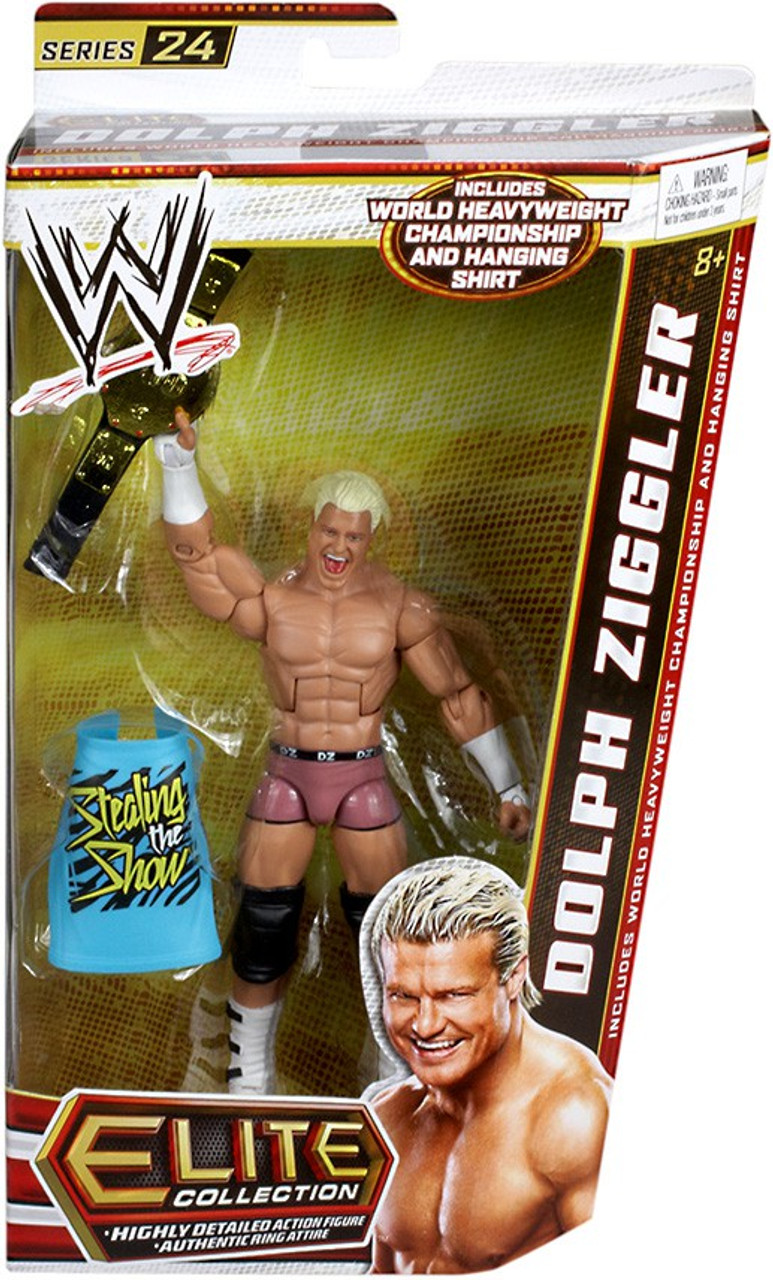 Wwe Wrestling Elite Collection Series 24 Dolph Ziggler Action Figure World Heavyweight Championship Hanging Shirt Mattel Toys Toywiz - daniel bryan wwe world heavyweight championship roblox