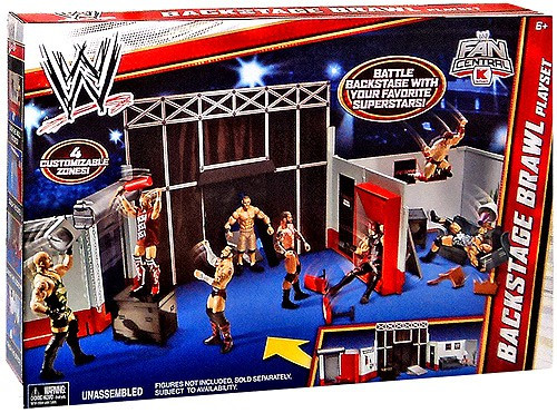 wwe backstage playset