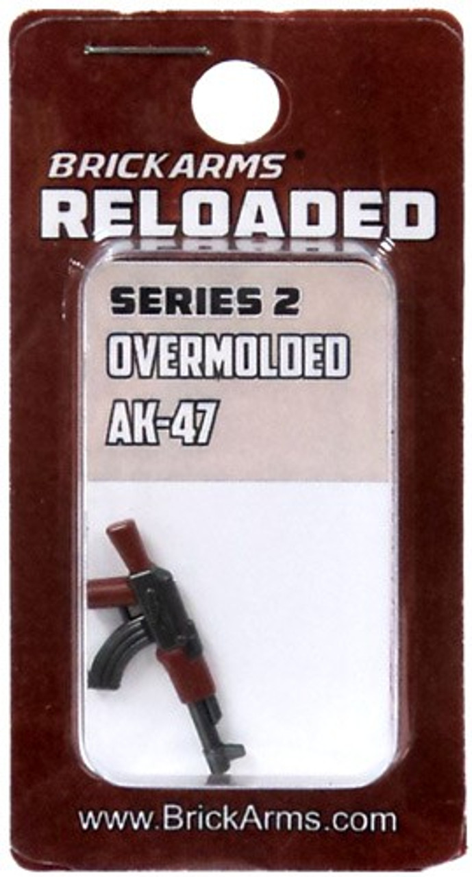 Brickarms Reloaded Series 2 Weapons Ak 47 2 5 Overmolded New Sealed Toywiz - ak blade red sword roblox
