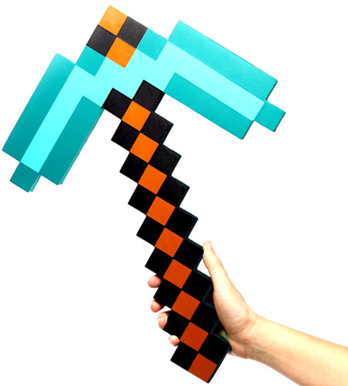 Minecraft Diamond Pickaxe Roleplay Toy Turquoise Think Geek Toywiz - roblox song codes mine diamonds