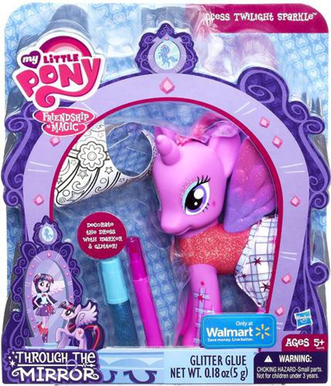 My Little Pony Friendship Is Magic Through The Mirror Princess Twilight Sparkle Exclusive Figure Hasbro Toys Toywiz - mirror of twilight location roblox