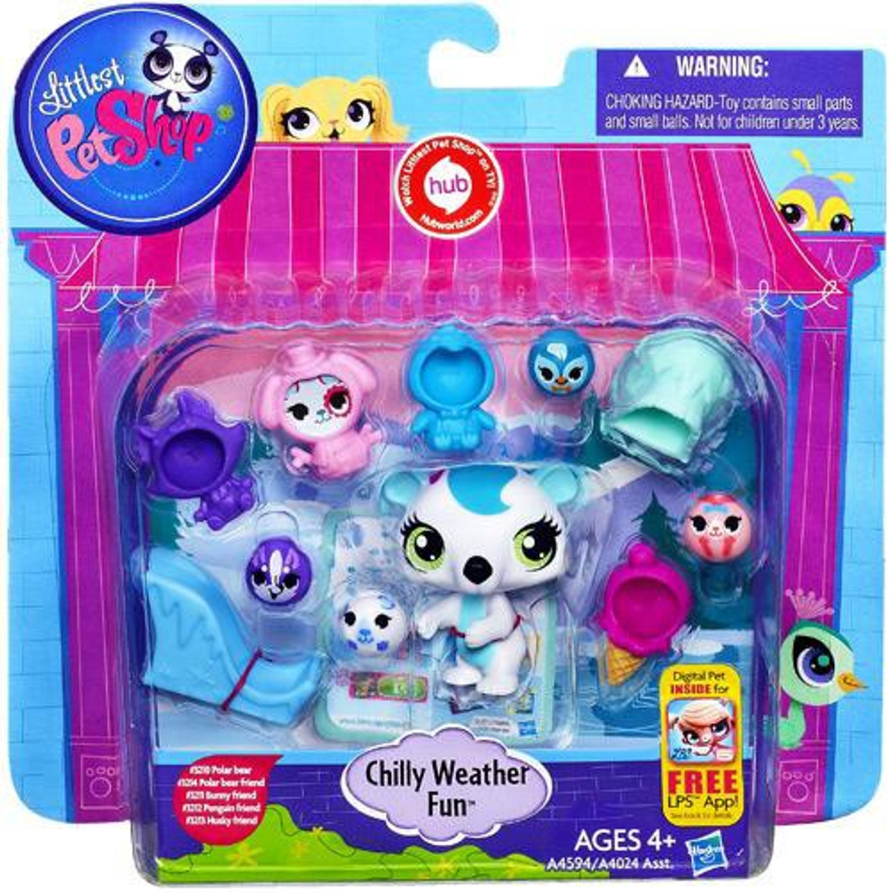 Littlest Pet Shop Chilly Weather Fun Playset Hasbro Toys Toywiz